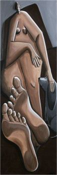 Named contemporary work « LES PIEDS DE VALENTINE », Made by NATHALIE MOLIN