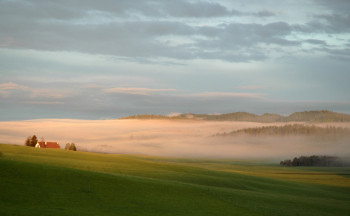 Named contemporary work « Lumière du matin », Made by JEAN-BERNARD VUILLE