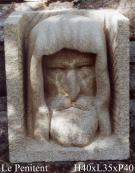 Named contemporary work « Le Penitent », Made by PHILIPPE ALLAIN