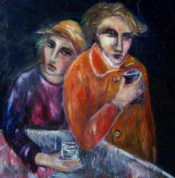 Named contemporary work « Le Temps qui passe », Made by SERAP