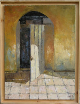 Named contemporary work « porte ouverte à Hanoi », Made by LENA B