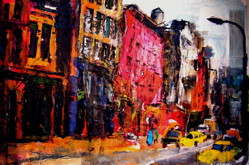 Named contemporary work « Dans le Bronx rouge », Made by CHRISTIAN MENARD