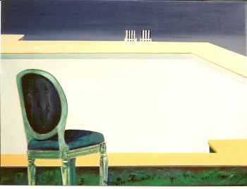 Named contemporary work « février (l'autre côté de la mer) », Made by KSENIA MILICEVIC
