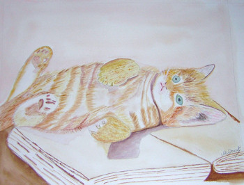 Contemporary work named « petit chaton », Created by ARCENCIELDEMARIE
