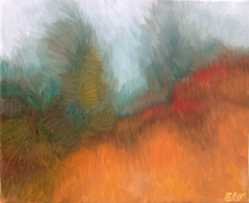 Contemporary work named « Automne », Created by SANCHEZ ELOHIM