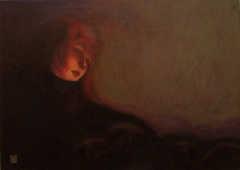 Named contemporary work « La Femme et la Mort.. », Made by KIMS