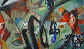 Named contemporary work « Graffiti », Made by HELENE MUKHTAR