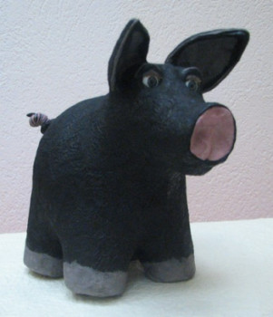 Named contemporary work « Tapir », Made by NIMO KINA