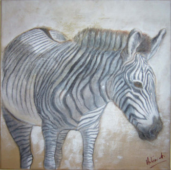 Named contemporary work « Le zèbre du Kenya », Made by ANTONIOTTI