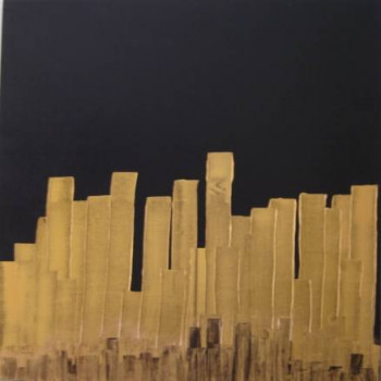 Named contemporary work « Park Avenue », Made by DIANE RAUSCHER-KENNEDY