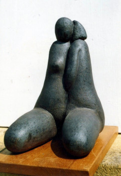 Named contemporary work « Fusion », Made by JEAN-PIERRE TAUZIA