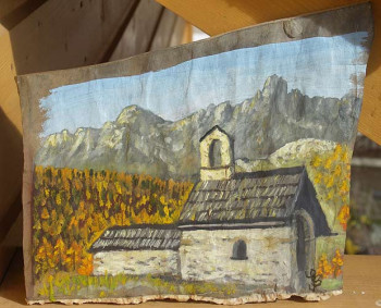 Named contemporary work « Chapelle de Fontcouverte », Made by CLAIRE SAUVETRE