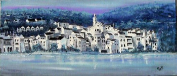 Named contemporary work « Cadaques », Made by GEORGES PESTOURIE