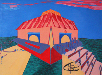 Contemporary work named « LE PALAIS », Created by RG