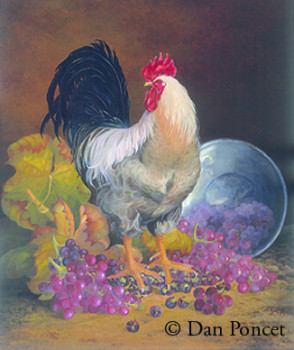 Named contemporary work « le coq vendengeur », Made by DAN PONCET