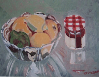 Contemporary work named « fruits et confiture », Created by STINCKWICH