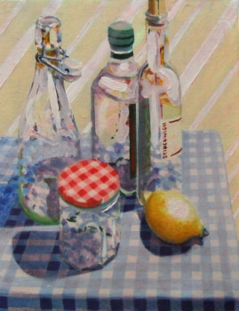 Contemporary work named « verre et citron », Created by STINCKWICH