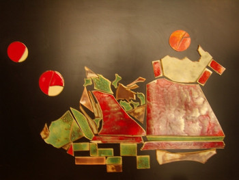 Named contemporary work « Tableau 2 », Made by DOMINIQUE SALOR