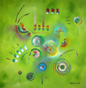 Contemporary work named « paturage du cosmos », Created by PATOU.B