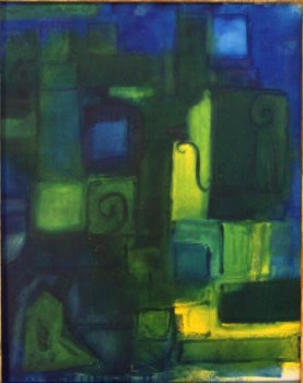 Named contemporary work « Peinture 879 », Made by DAVID2NO