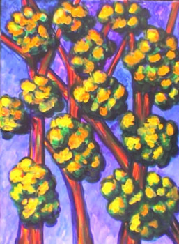 Named contemporary work « Arbres 2/4 », Made by STEPHANE CUNY