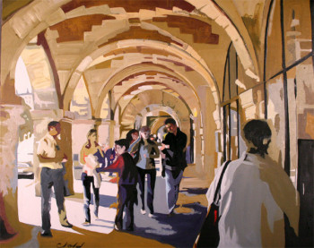 Contemporary work named « place des vosges », Created by CLOTILDE NADEL
