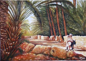 Named contemporary work « Ne déserte pas les zones arides », Made by ABDELMALEK FILAH