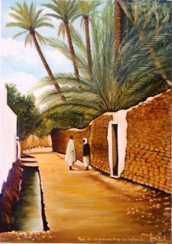 Named contemporary work « rue de la grande seguia laghouat », Made by ABDELMALEK FILAH