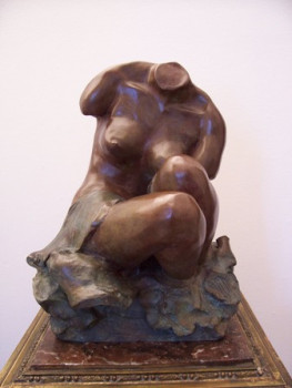 Named contemporary work « Charmeuse  », Made by LéONOR LUIS