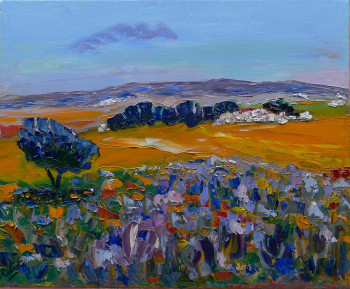 Named contemporary work « A u confin du Luberon », Made by RAOUL RIBOT