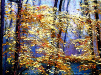 Named contemporary work « automne », Made by RAYMOND BOURMAULT