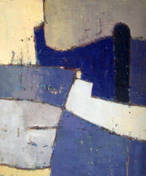 Contemporary work named « variation marine », Created by JACQUES PENTEL