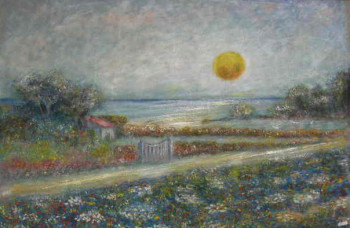 Named contemporary work « GROS SOLEIL », Made by EDWARD