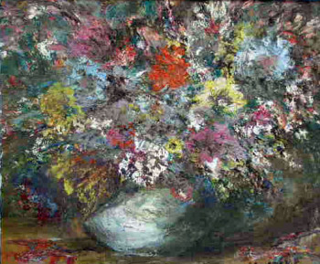 Named contemporary work « FLORS ABST », Made by EDWARD