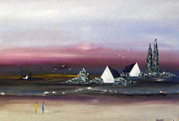 Named contemporary work « CREPUSCULE  », Made by EDWARD