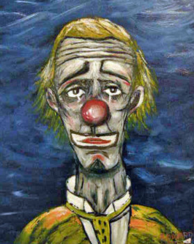 Named contemporary work « CLOWN », Made by EDWARD