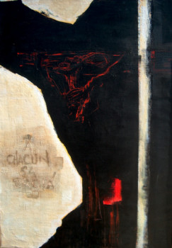 Named contemporary work « Chacun sa croix », Made by SOURZAT