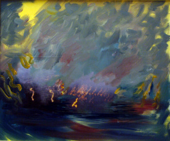Named contemporary work « Nocturne 3 », Made by IRANE PERKO