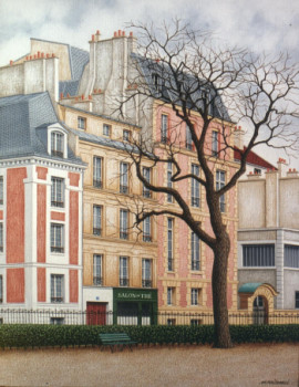 Contemporary work named « SQUARE L.ACHILLE PARIS », Created by ANGE MOZZICONACCI