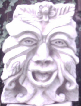 Named contemporary work « green man », Made by ZOABUC