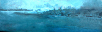 Named contemporary work « Brest-Vue du Pont Albert Louppe », Made by CAROLE MELMOUX