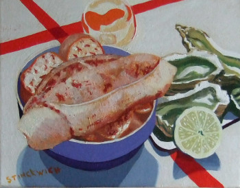 Contemporary work named « diner breton », Created by STINCKWICH