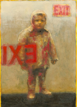 Named contemporary work « Exit », Made by MIREK