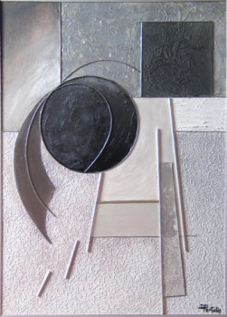 Named contemporary work « conjonction », Made by JANPOL PORTALIS