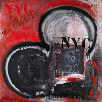 Named contemporary work « NYC MYCKEY », Made by PARIS-PICHON