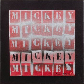 Named contemporary work « Mickey 14 », Made by PARIS-PICHON