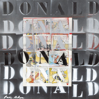 Named contemporary work « Donald 1 », Made by PARIS-PICHON