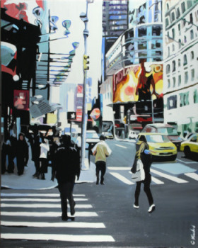 Contemporary work named « RUE DE NY », Created by CLOTILDE NADEL