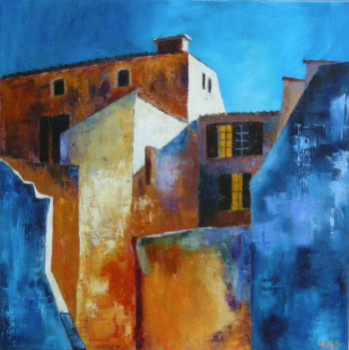 Named contemporary work « Ma maison à Luberon », Made by LENA B