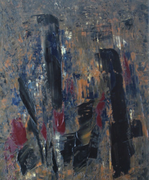 Named contemporary work « B et N III », Made by MARCO